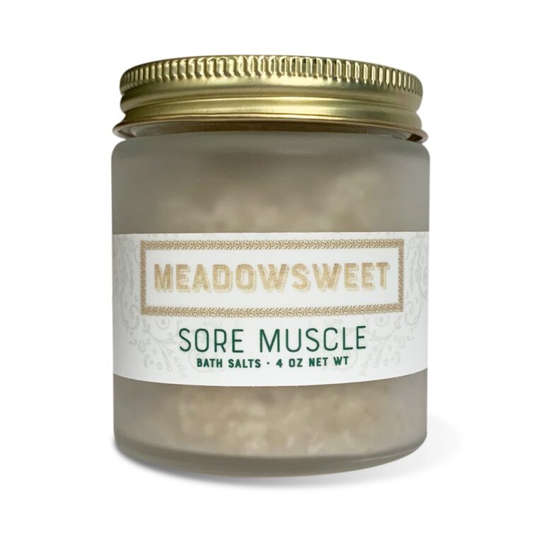 Sore Muscle Bath Salts Meadowsweet